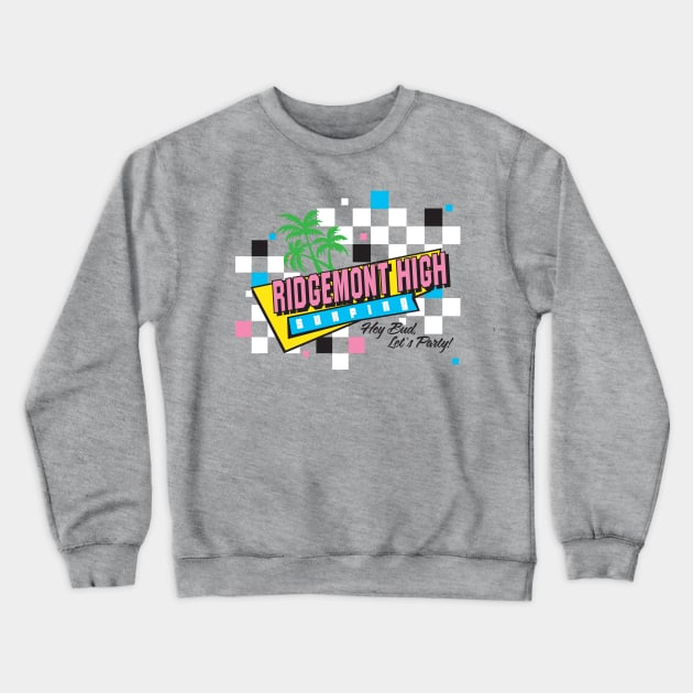 Ridgemont High Surfing Crewneck Sweatshirt by DGNGraphix